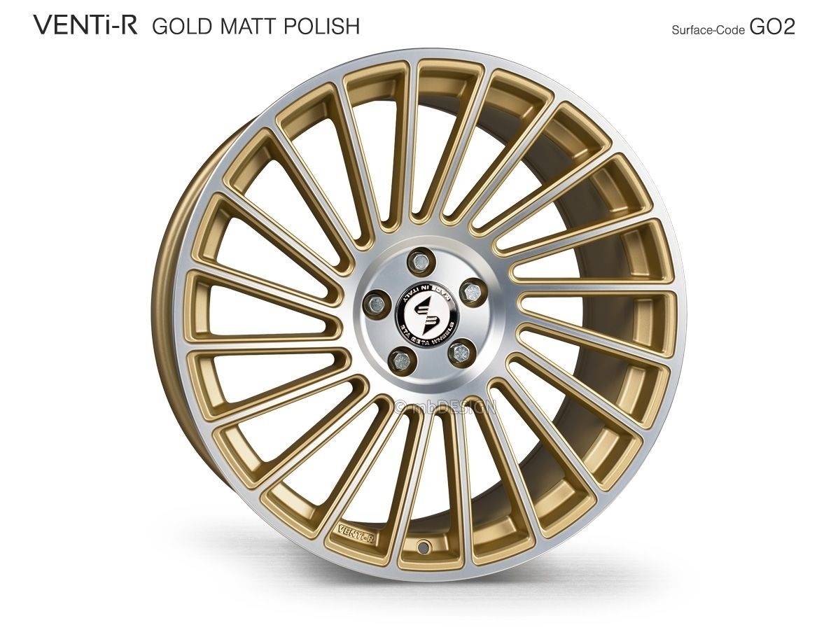 EtaBeta VENTi-R 8,5x20 5x115 ET38 Gold Matt Polish
