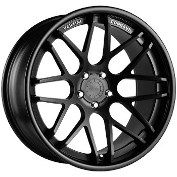 VERTINI MAGIC CONCAVE INOX MATT BLACK 9,5x19 5x114