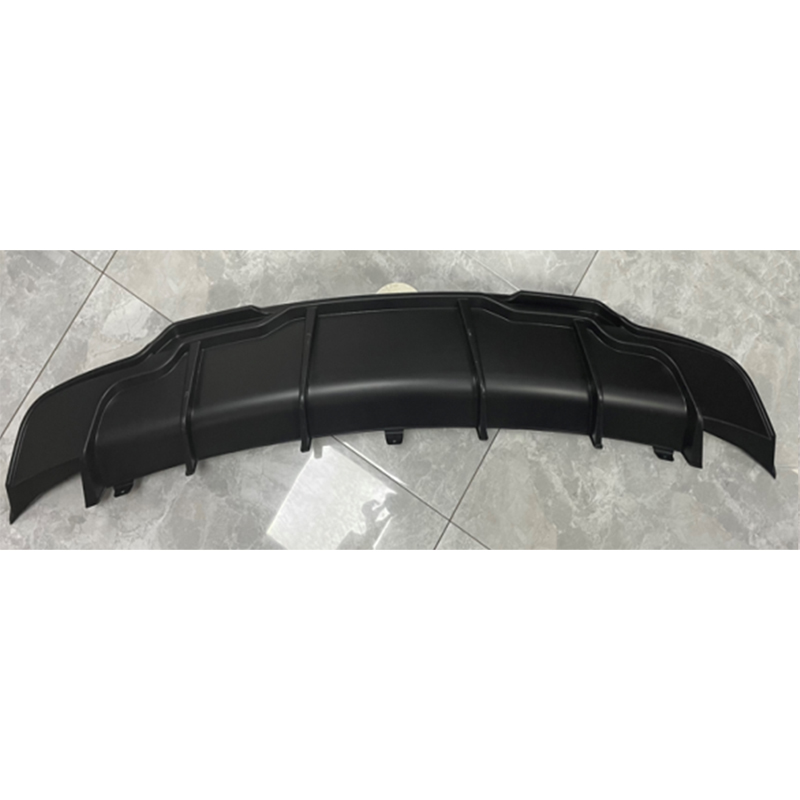 Rear bumper skirt (Diffuser)  Tesla Model 3 2017- 'Aero' (Glossy Black ABS)
