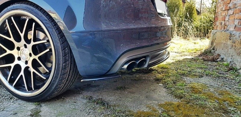 Centraal Achter Spoiler passend voor Audi TT S 8J Glanzend Zwart