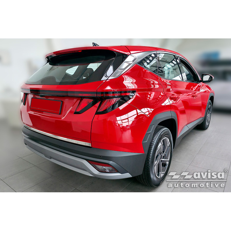 Avisa Chrome Stainless Steel Trunk Tailgate Trim Cover  Hyundai Tucson IV 2020-2024 & Facelift 2024-