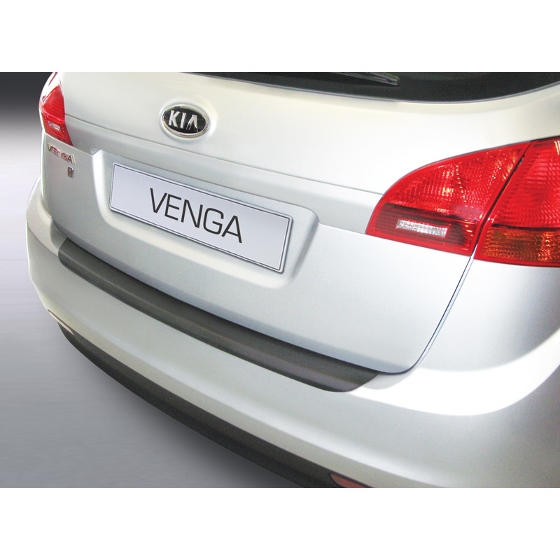 ABS Rear bumper protector  Kia Venga Black