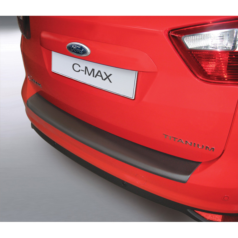 ABS Rear bumper protector  Ford C Max 2010-2015 Black