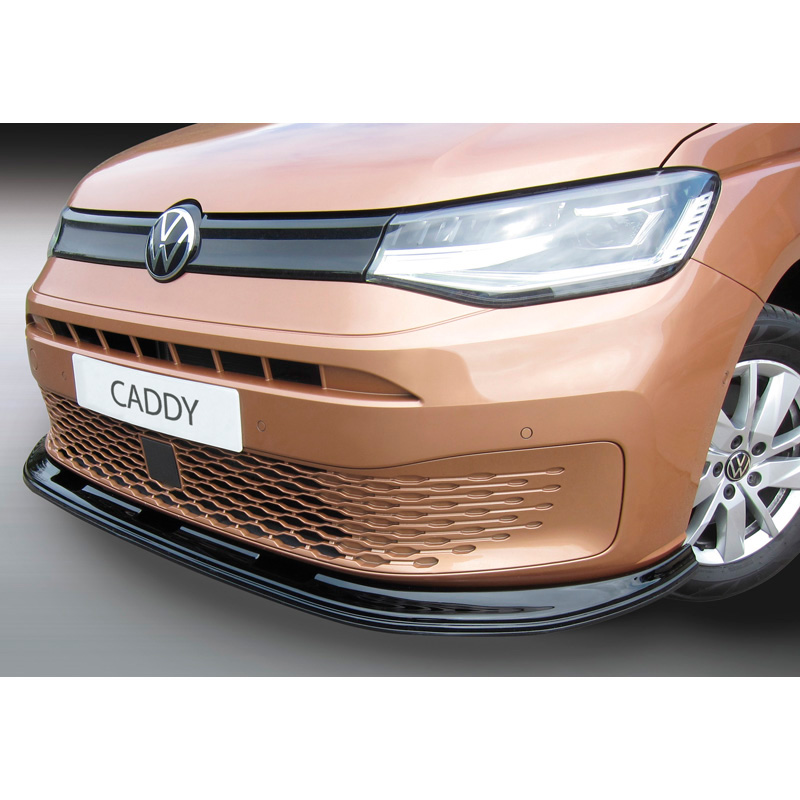 RGM Front spoiler lip  Volkswagen Caddy V Box/MPV 2020- Gloss Black