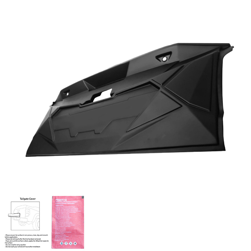 Tailgate Cover  Mitsubishi L200 Triton 5/6 2015- - Matt black