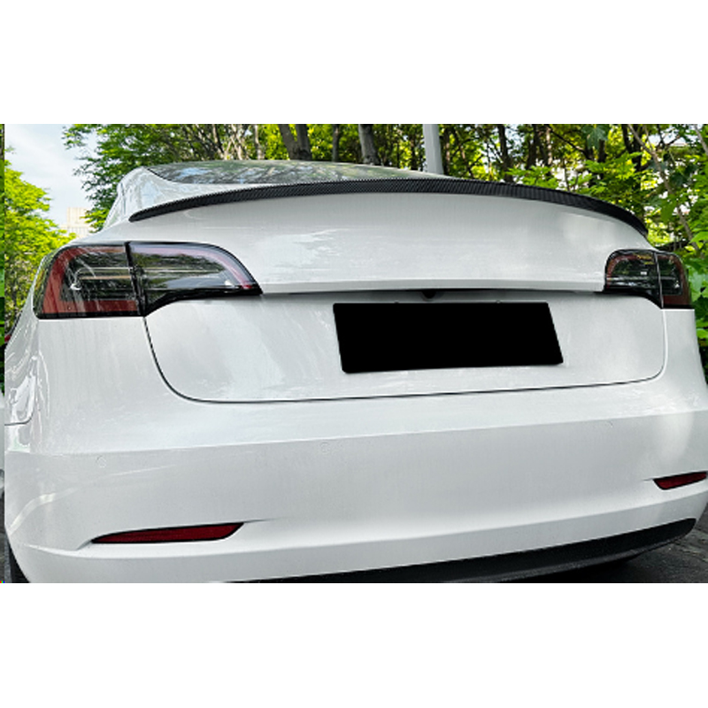 Rear spoiler  Tesla Model 3 2017- incl. Facelift (ABS Glossy Black)