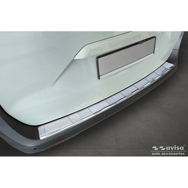 Stainless Steel Rear Bumper Protector  Ford Tourneo Courier II / Transit Courier II 2023- 'Ribs'