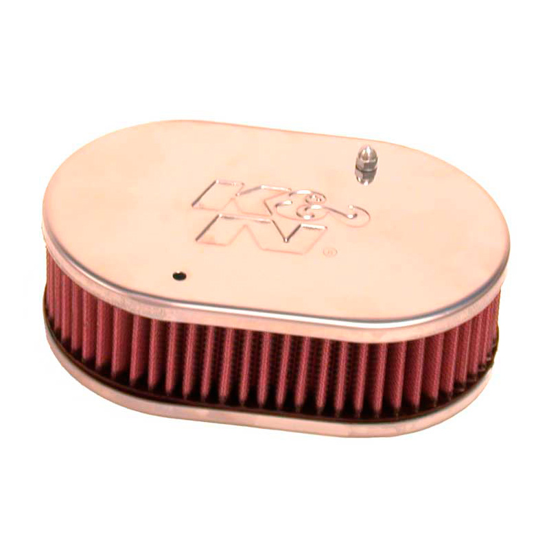 K&N Custom Racing Assembly Small Oval  Weber 40/45/48 DCOE, Dellorto 40/45/48 DHLA, Assembly height 56mm (56-9105)