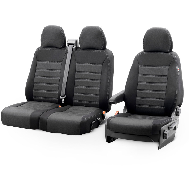otoM Original Design Textile seat covers 2+1  Renault Master IV 2024- (armrest on driver's seat)