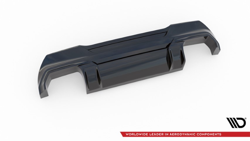 Achter Diffuser passend voor BMW 1 Serie F40 M-Pack/ M135i Glans Zwart V2