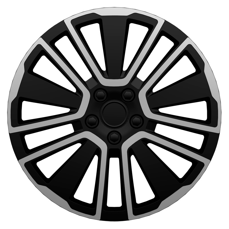 Set J-Tec wheel covers Scuba 13-inch silver/black