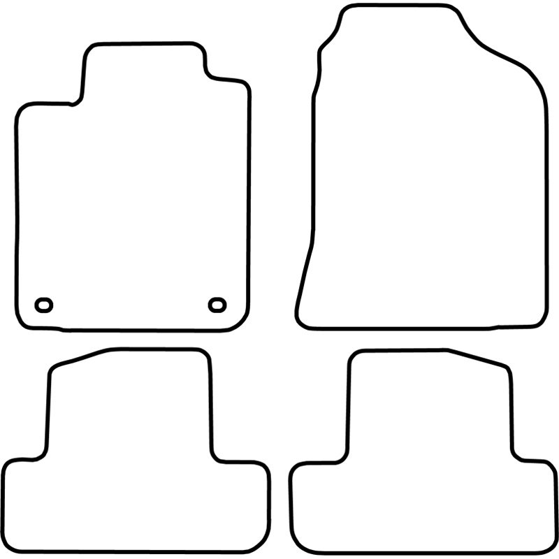 Set car mats  Toyota Corolla Verso 2001-2004