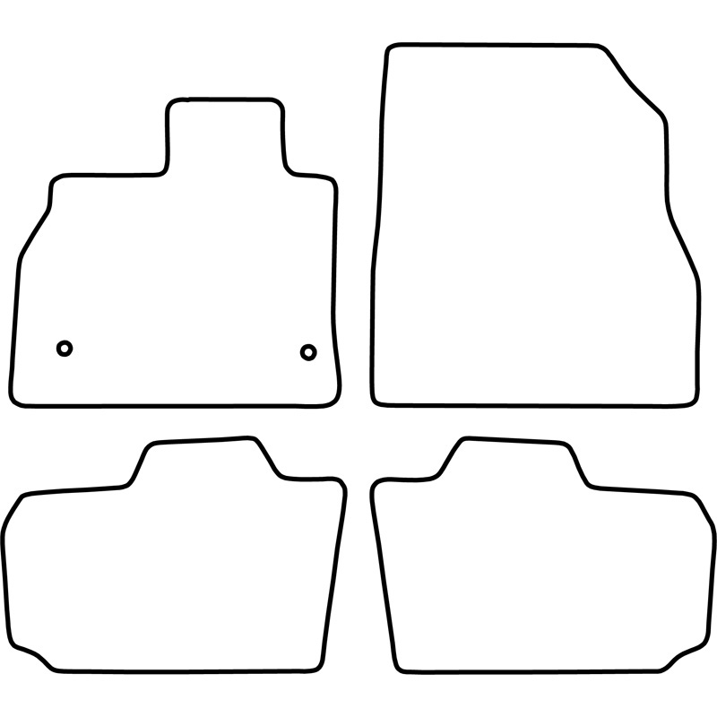 Set car mats  Nissan Leaf 2013-2017