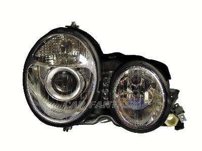 Headlights Mercedes E-Class W210 99-01 Chrome for Xenon