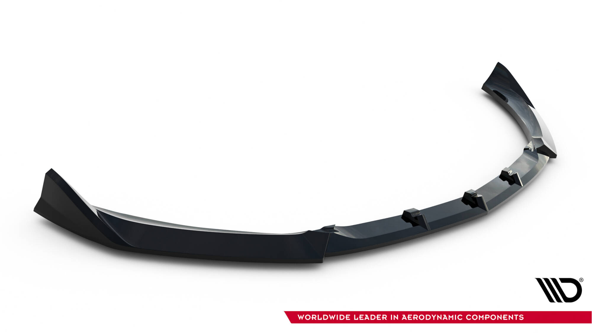 Voorspoiler passend voor Mercedes-AMG GT C C190 Facelift Maxton Glanzend zwart