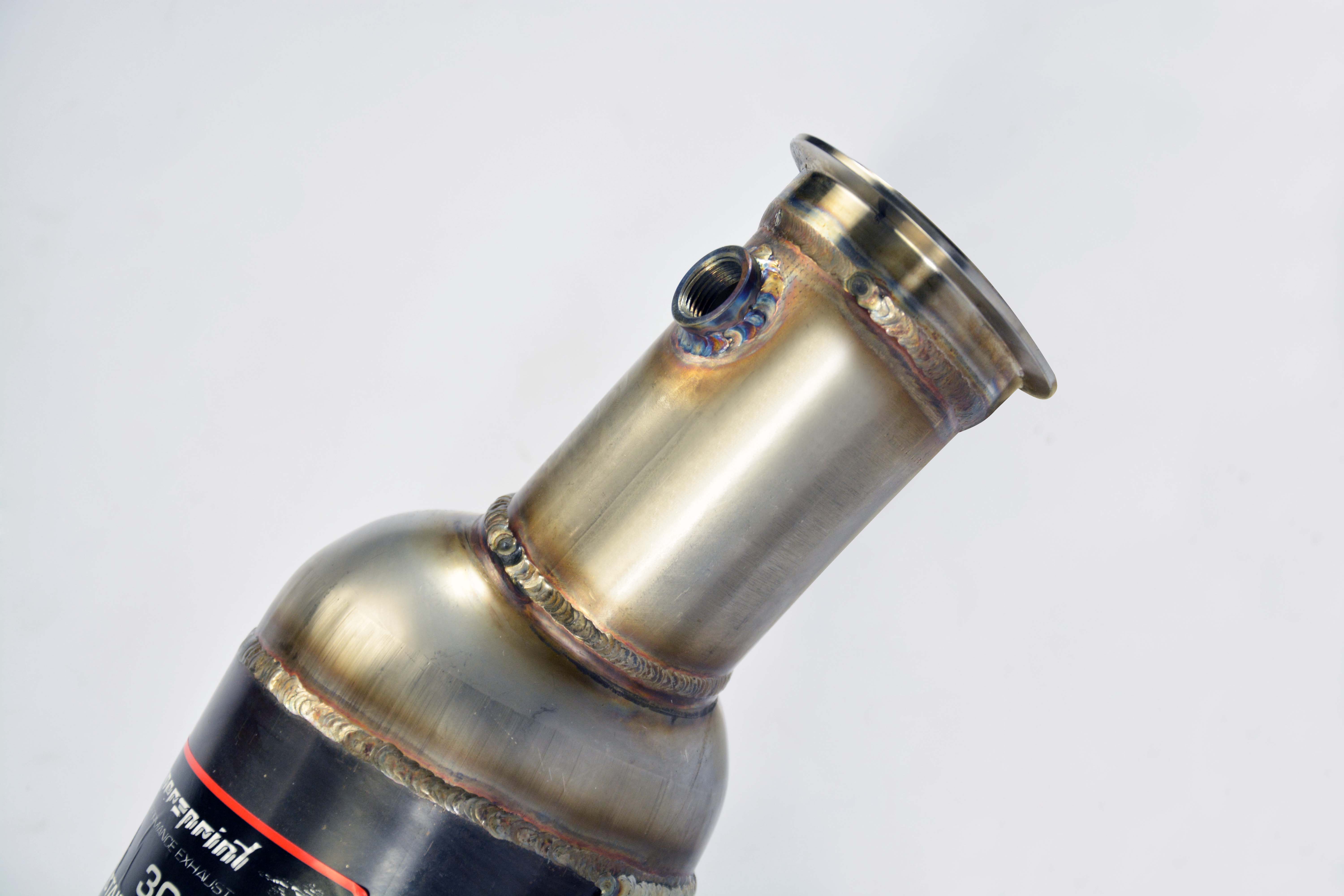 ALFA ROMEO GIULIA QUADRIFOGLIO 2.9i V6 Bi-Turbo (510 Hp) 2016 (with valve) Downpipe left + Metallic