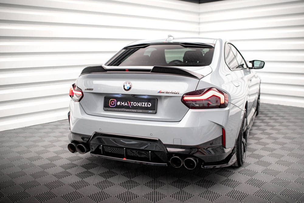 Diffuser passend voor BMW 2 Serie G42 Coupe M240i Maxton Glans Zwart