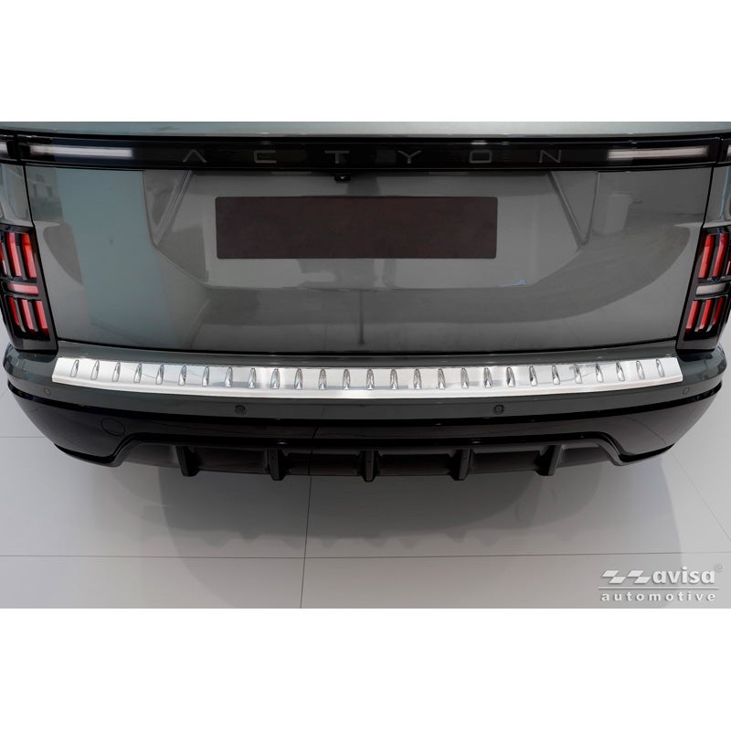 Avisa Stainless Steel Rear Bumper Protector  KGM Actyon 2025- - Silver
