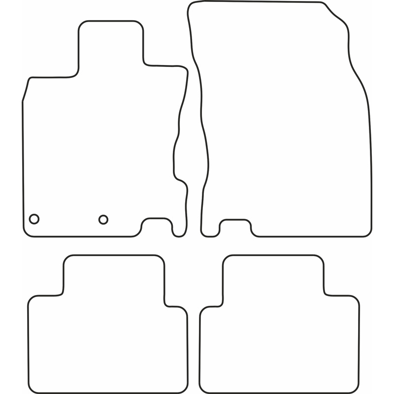 Set car mats  Nissan Qashqai II 2014-2020