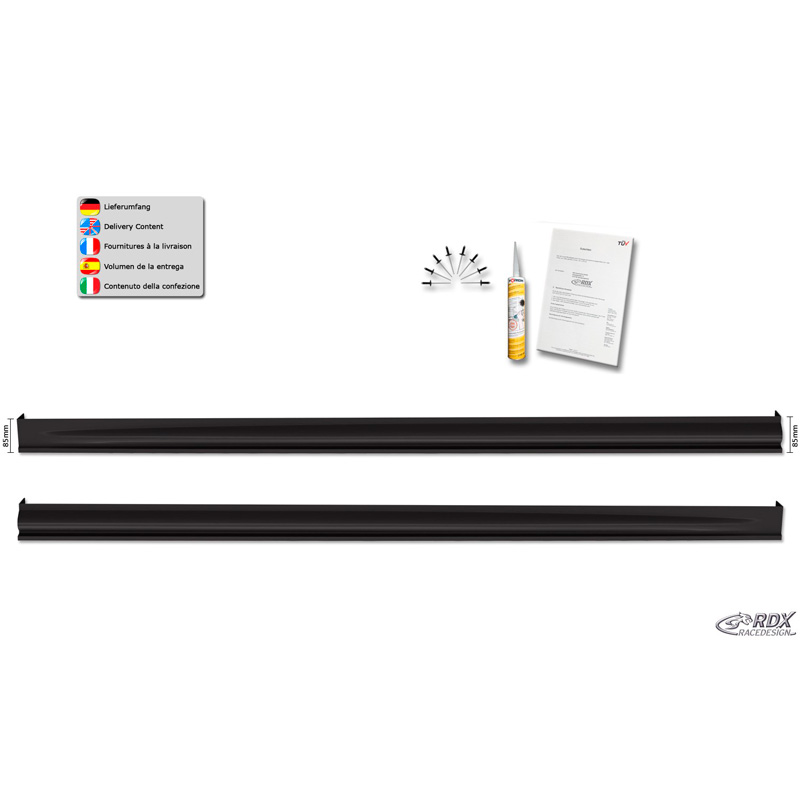 Side skirts  Volvo S60 & V60 II 2018- 'Edition' (ABS)