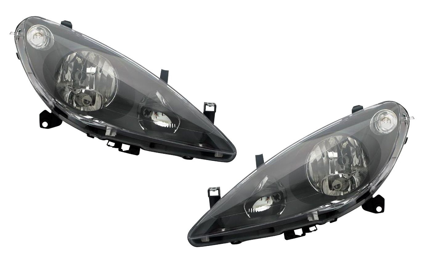 Set Headlights  Peugeot 307 2001-2005 - Black