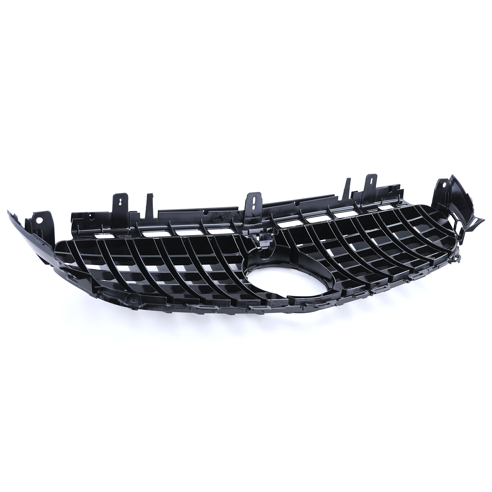 Grill passend voor Mercedes Benz E-Class W213 S213 C238 (2016+) Zwart met 360 Camera
