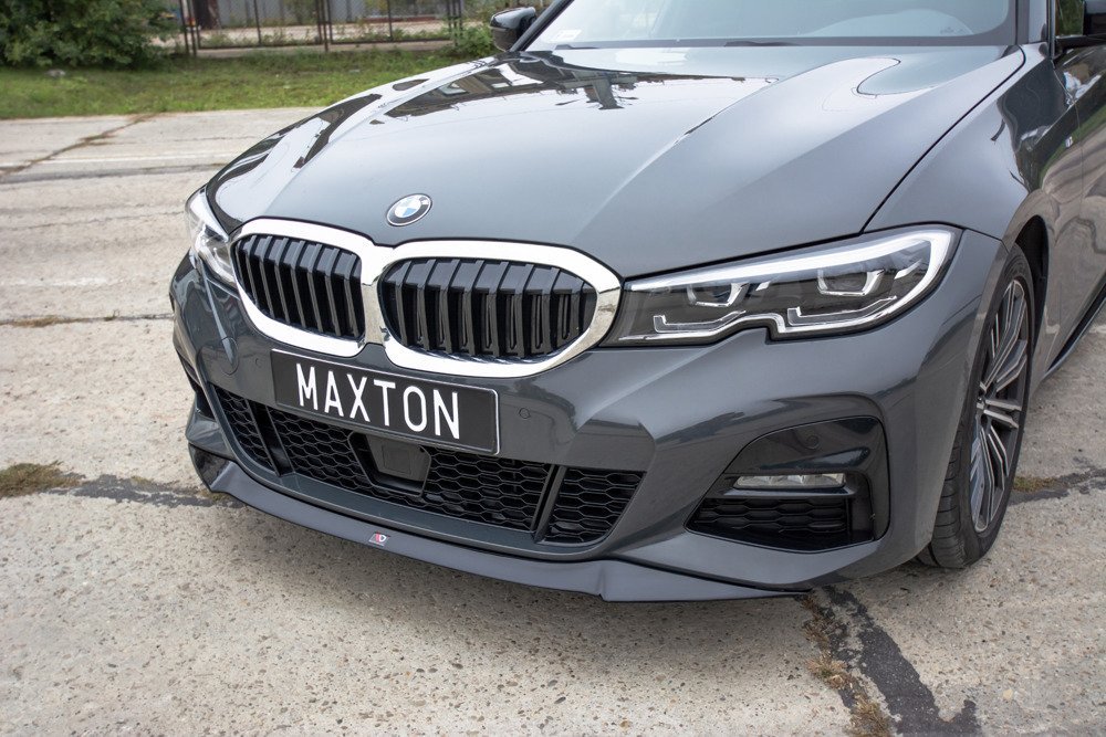 Voorspoiler passend voor BMW 3 Serie G20 M-Pakket V1 Gloss Black