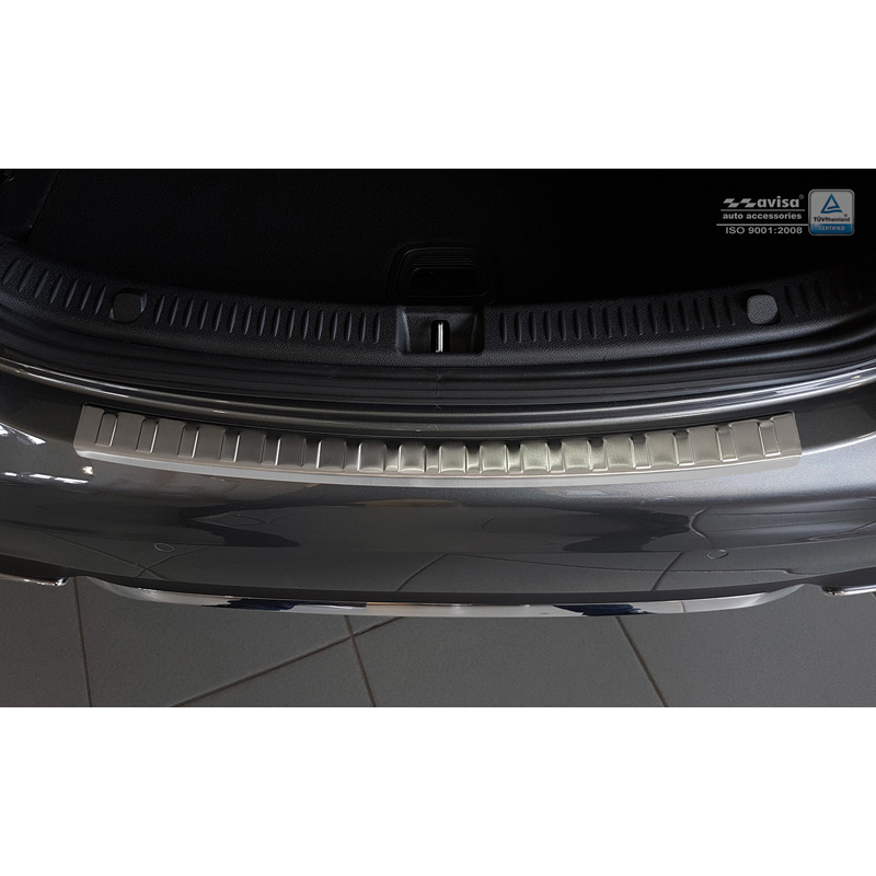 Stainless Steel Rear bumper protector  Mercedes E-Class W213 Sedan 2016-2020 & FL 2020-2023 'Ribs'
