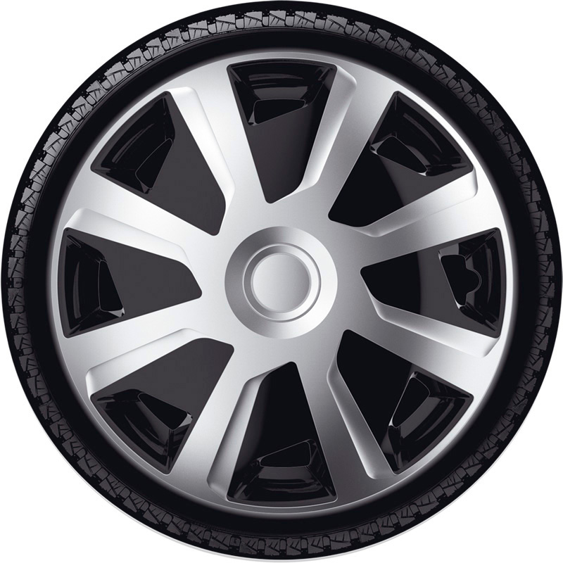 Set J-Tec wheel covers Mistral Van 16-inch silver/black (spherical)
