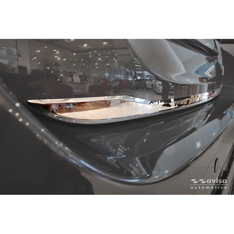 Avisa Chrome Stainless Steel Trunk Tailgate Trim Cover  Toyota Yaris (P21) 2020-2024 & Facelift 2024-