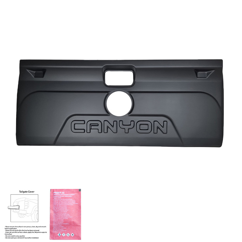 Tailgate Cover  Volkswagen Amarok MK1 2010-2022 - Version 2 - Matt black