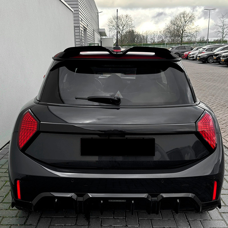 Roof spoiler (Spoiler Cap)  Mini F65/F66/J01 Cooper S JCW 2024- (ABS Glossy Black)