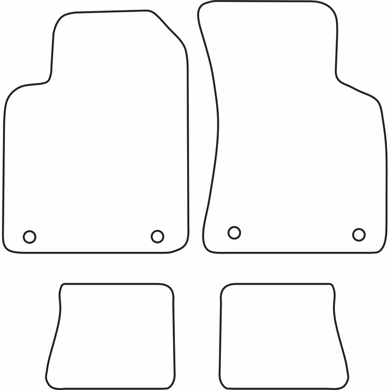 Set car mats  Audi TT 1998-2006