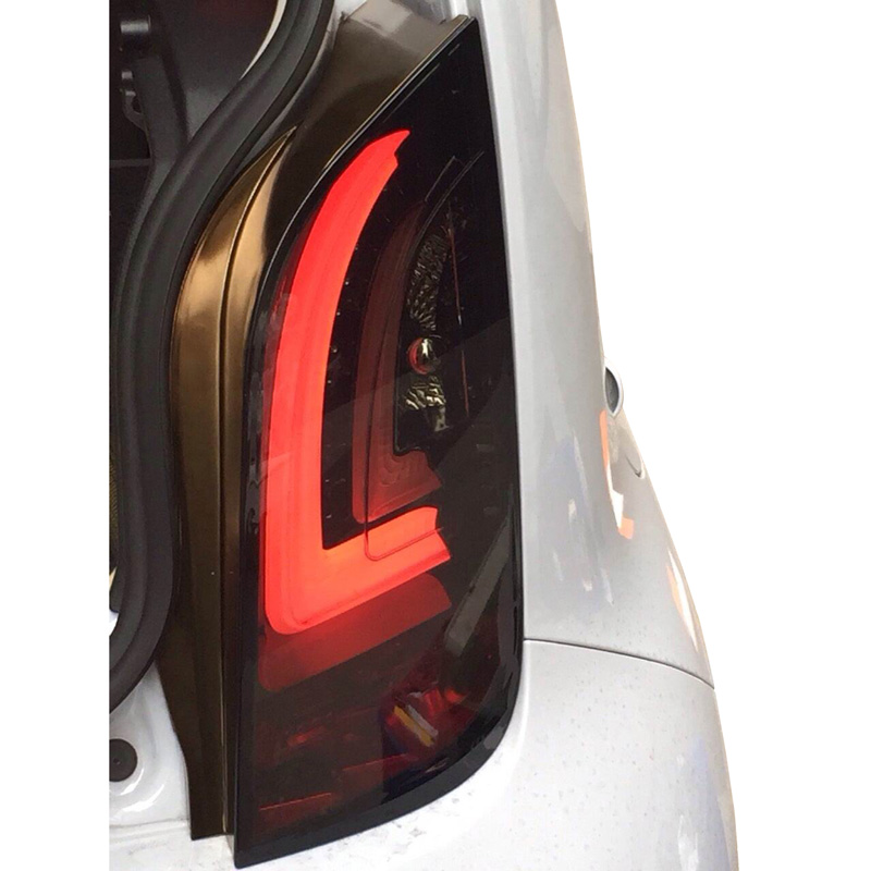 Set LED Tail Lights  Volkswagen Up! & Skoda Citigo 2011- - Black/Smoke/Gold