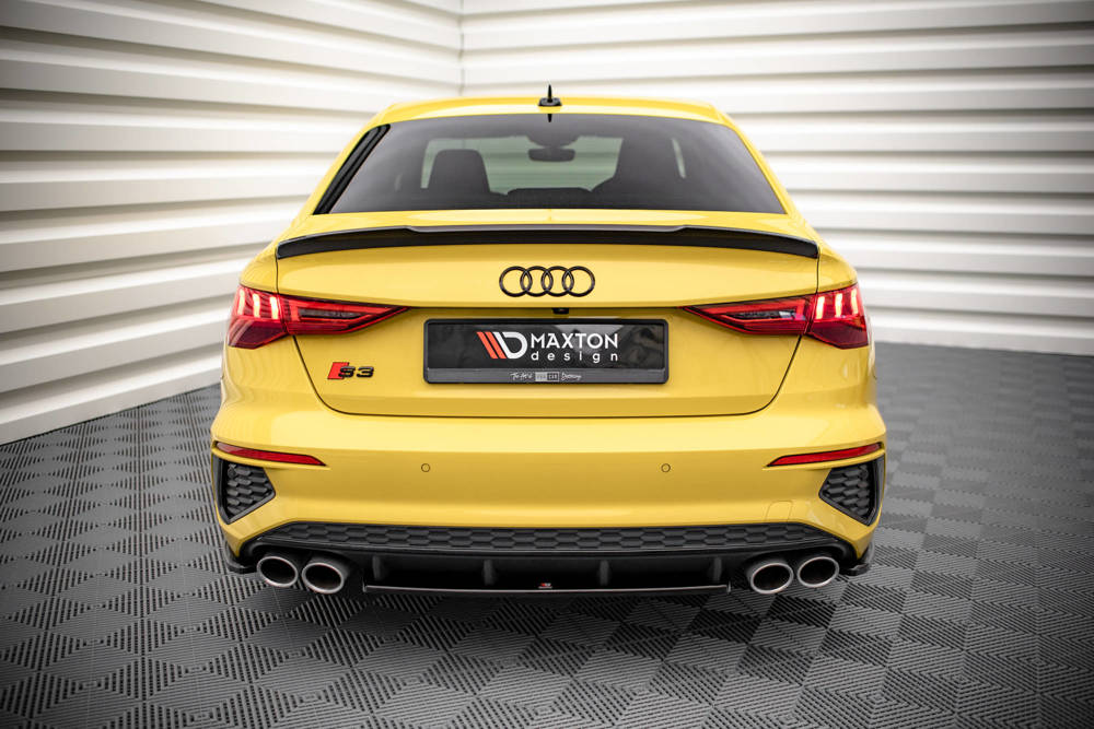 Diffuser passend voor Audi S3 8Y Limousine Glans Zwart