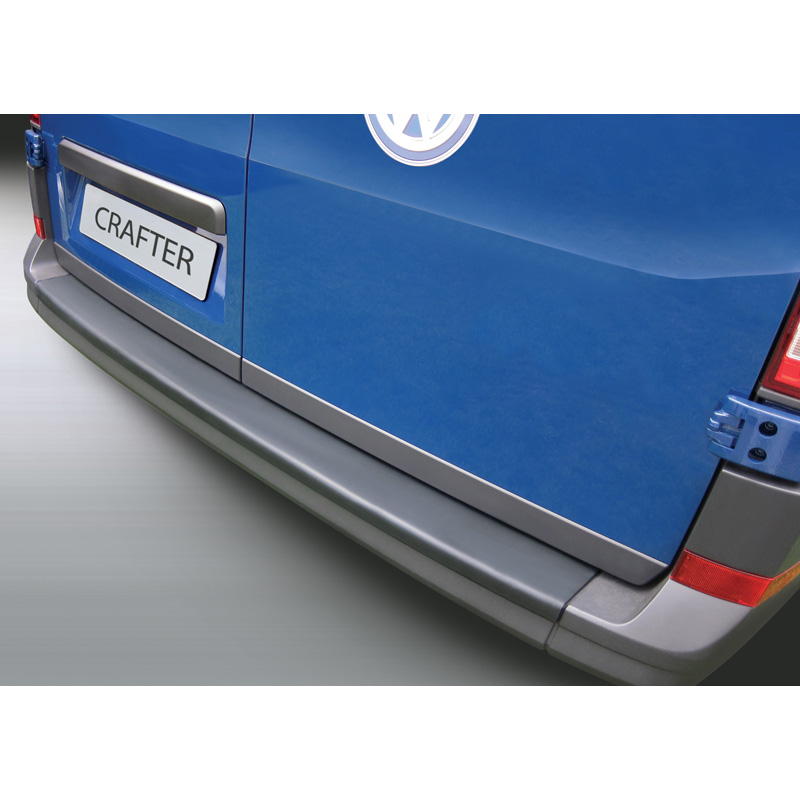 ABS Rear bumper protector  Volkswagen Crafter 2017- & MAN TGE 2017- Black