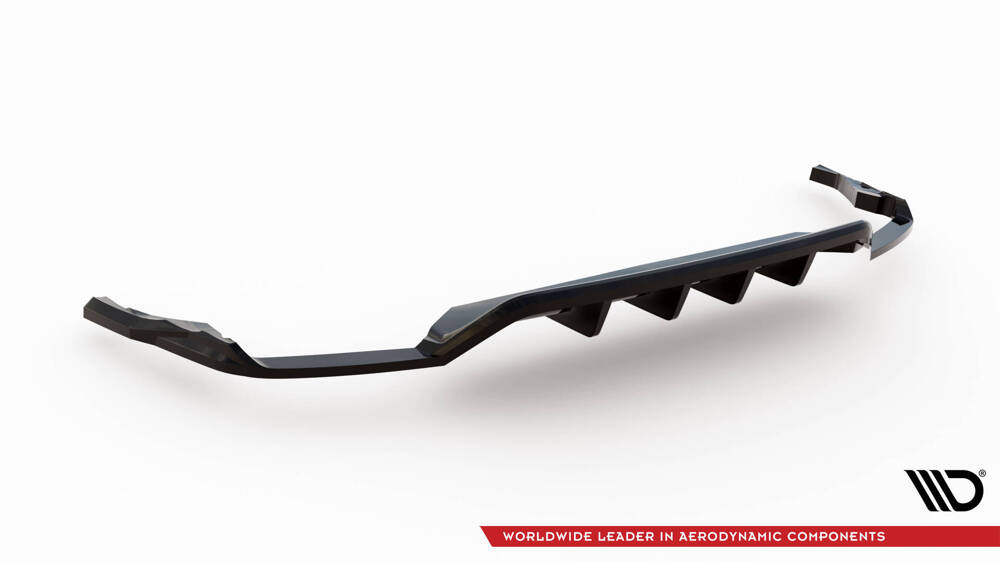 Diffuser passend voor Audi SQ8 MK1 Glans Zwart Maxton Design