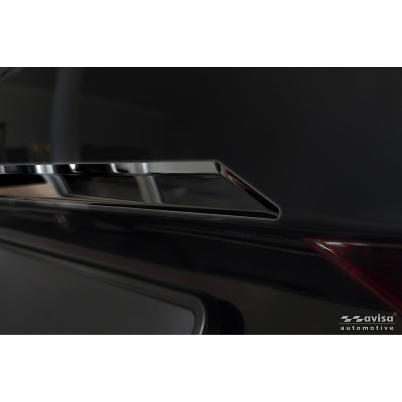 Avisa Black Chrome Stainless Steel Tailgate Trim  Volvo V60 II 2018-