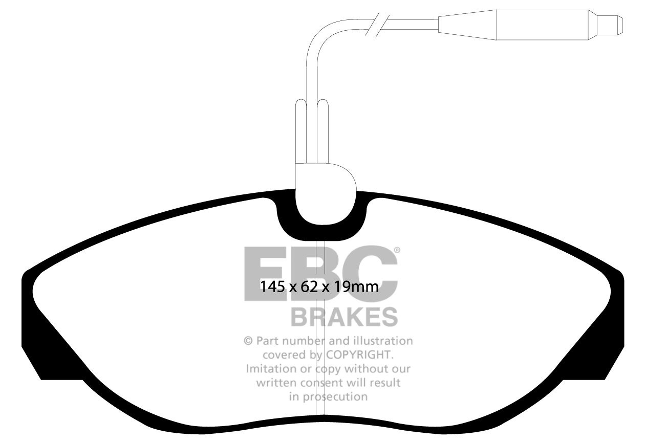 EBC Brakes PEUGEOT BEDRIJFSWAGEN Boxer 1.9 TD 94-99 Remblokken v
