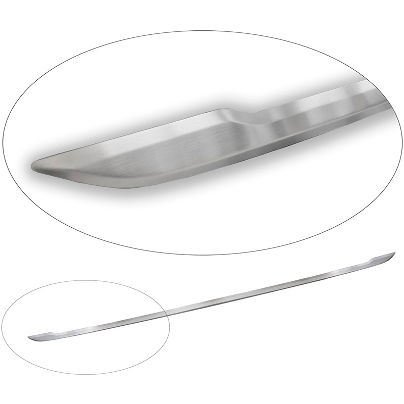 Avisa Brushed Stainless Steel Trunk Tailgate Trim Cover  Kia Niro II 2022-