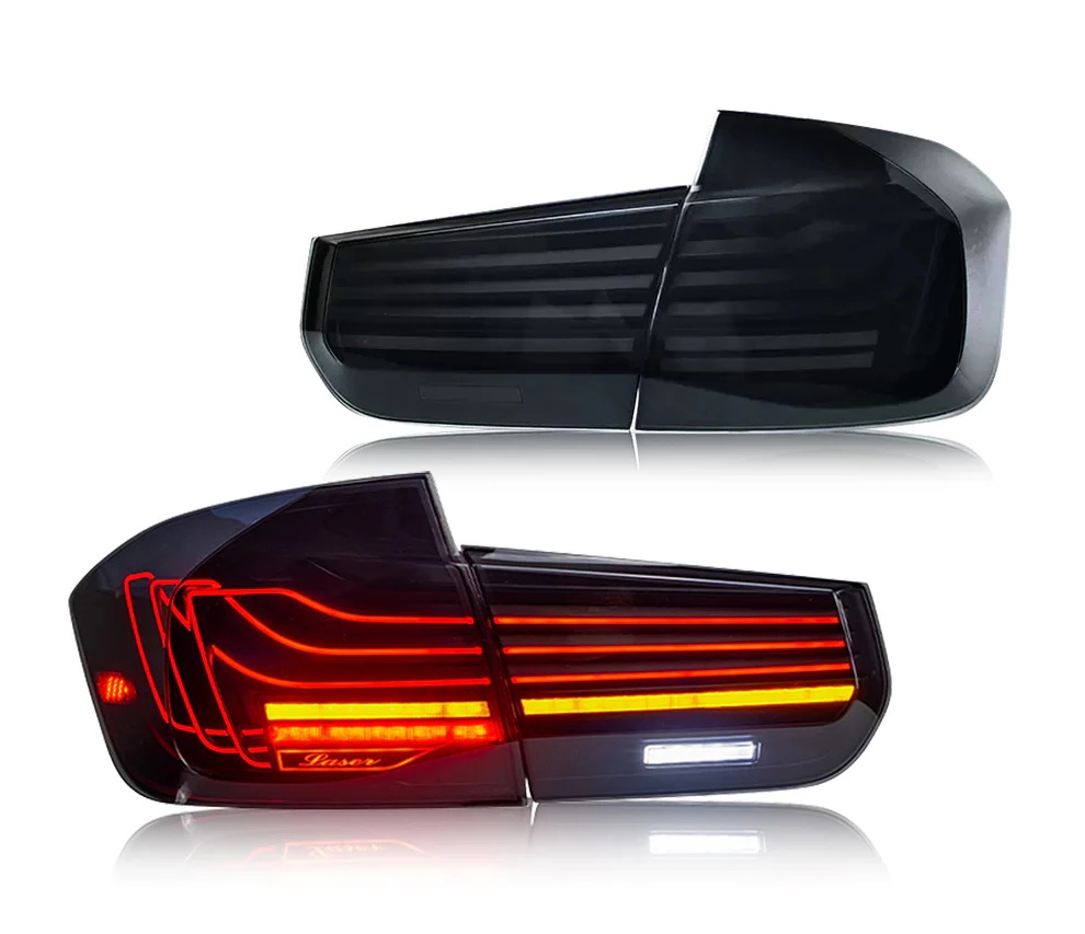 Tail Lights BMW 3 Series F30 / F35 / F80 (2011–2019) Laser Smoke