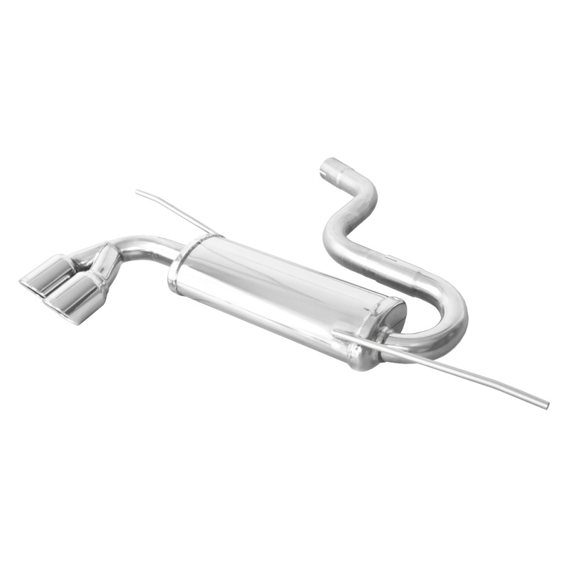 100% Inox Sport Exhaust  Volkswagen Scirocco 1.4 TSI 160hp 2008- Ø 55 2x80mm X-Race