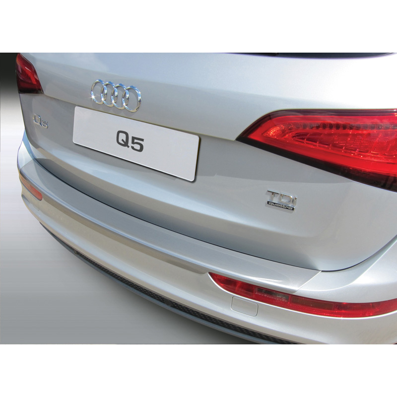 ABS Rear bumper protector  Audi Q5 & SQ5 2008-2016 'Brushed Alu' Look