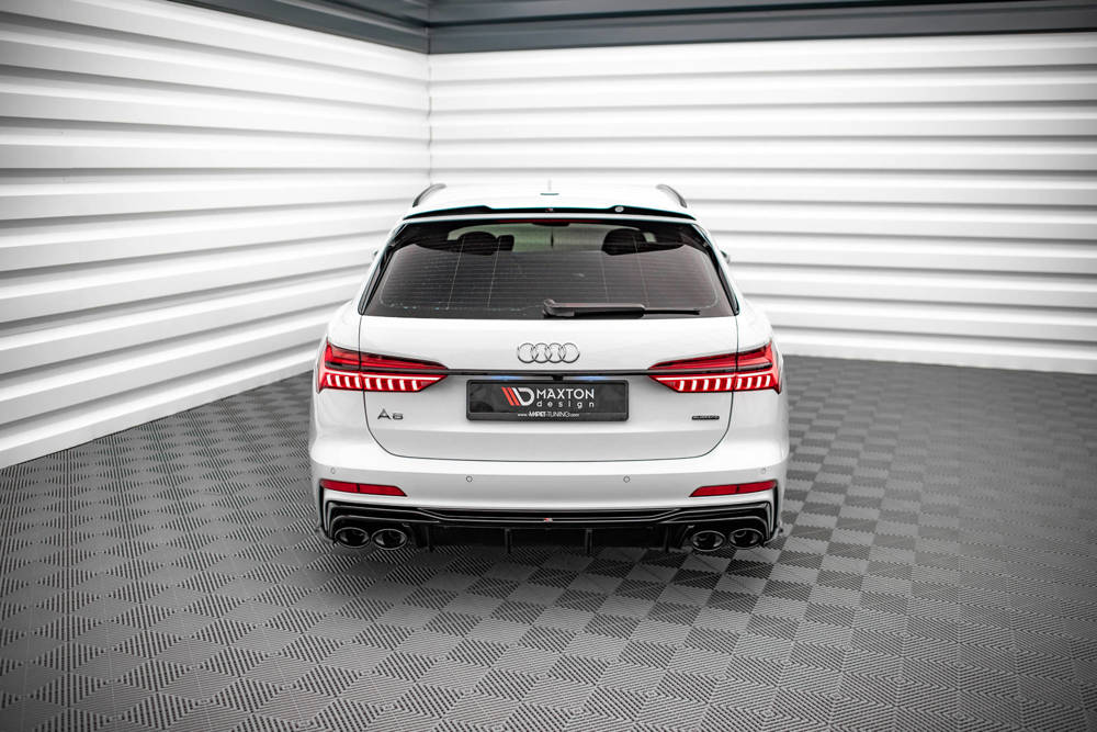 Spoiler passend voor Audi A6 S-Line / S6 C8 Avant Glans Zwart Maxton