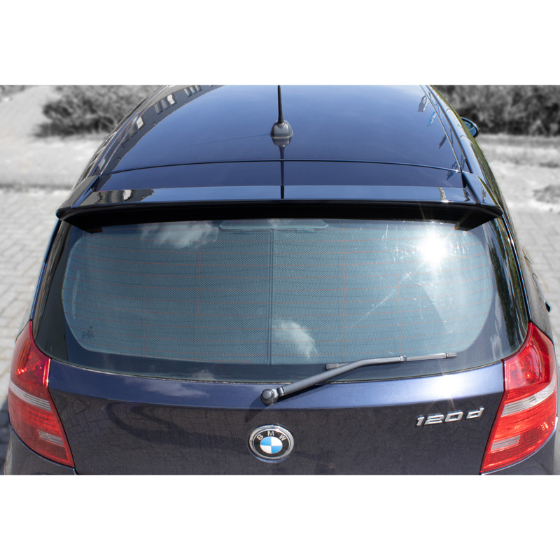 Roof spoiler  BMW 1-Series E81/E87 3/5-doors 2004-2011 (ABS Glossy Black)