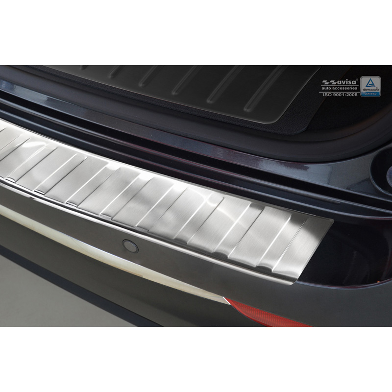Stainless Steel Rear bumper protector  Kia Optima Combi 2016- 'Ribs'