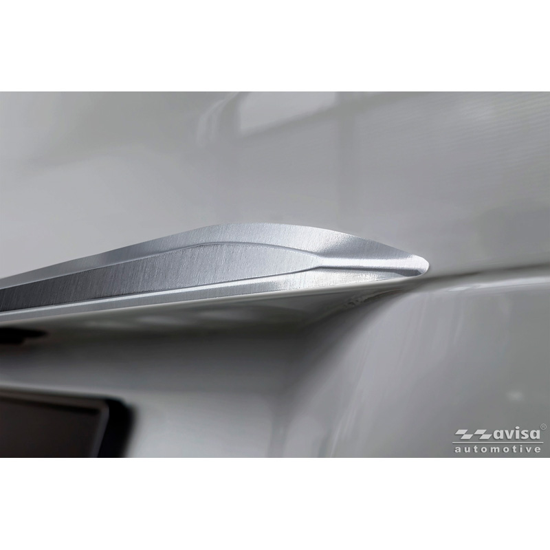 Avisa Brushed Stainless Steel Trunk Tailgate Trim Cover  Mercedes V-Class (W447) 2014-2019, Facelift 2019-2024 & Facelift 2024-