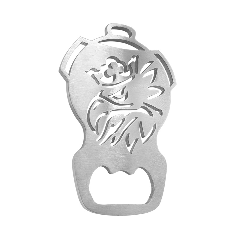 Stainless steel bottle opener - 'Scania' (silver)
