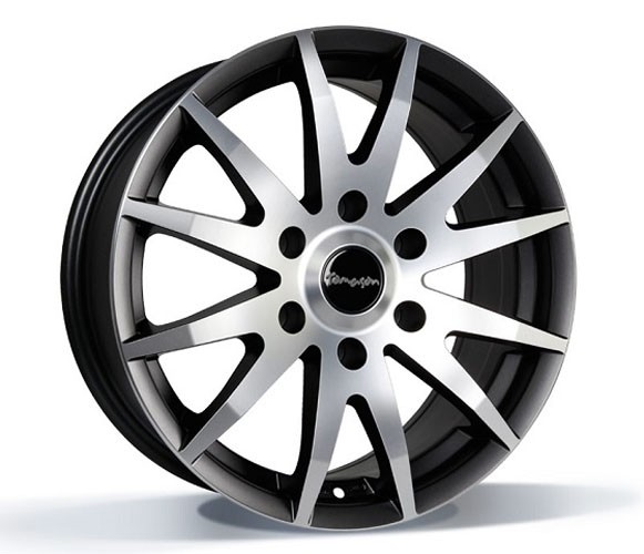 Tomason TN1F 6,5x16 6x130 ET62 Black matt polished Wheels