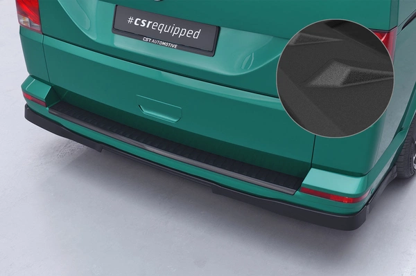 Roof spoiler  Volkswagen Transporter T6 2015-2020 / T6.1 2020- (with hatch) (ABS Glossy Black)